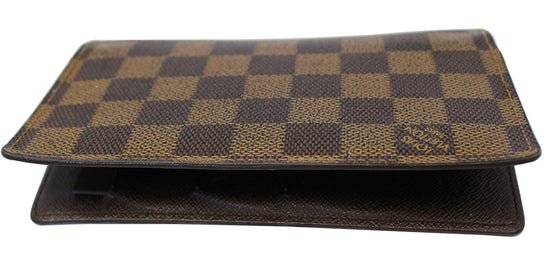 Louis Vuitton Damier Ebene Checkbook Cover (SHF-r7vjBZ) – LuxeDH