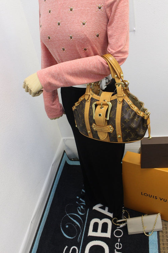 LOUIS VUITTON Monogram Canvas Theda GM Bag