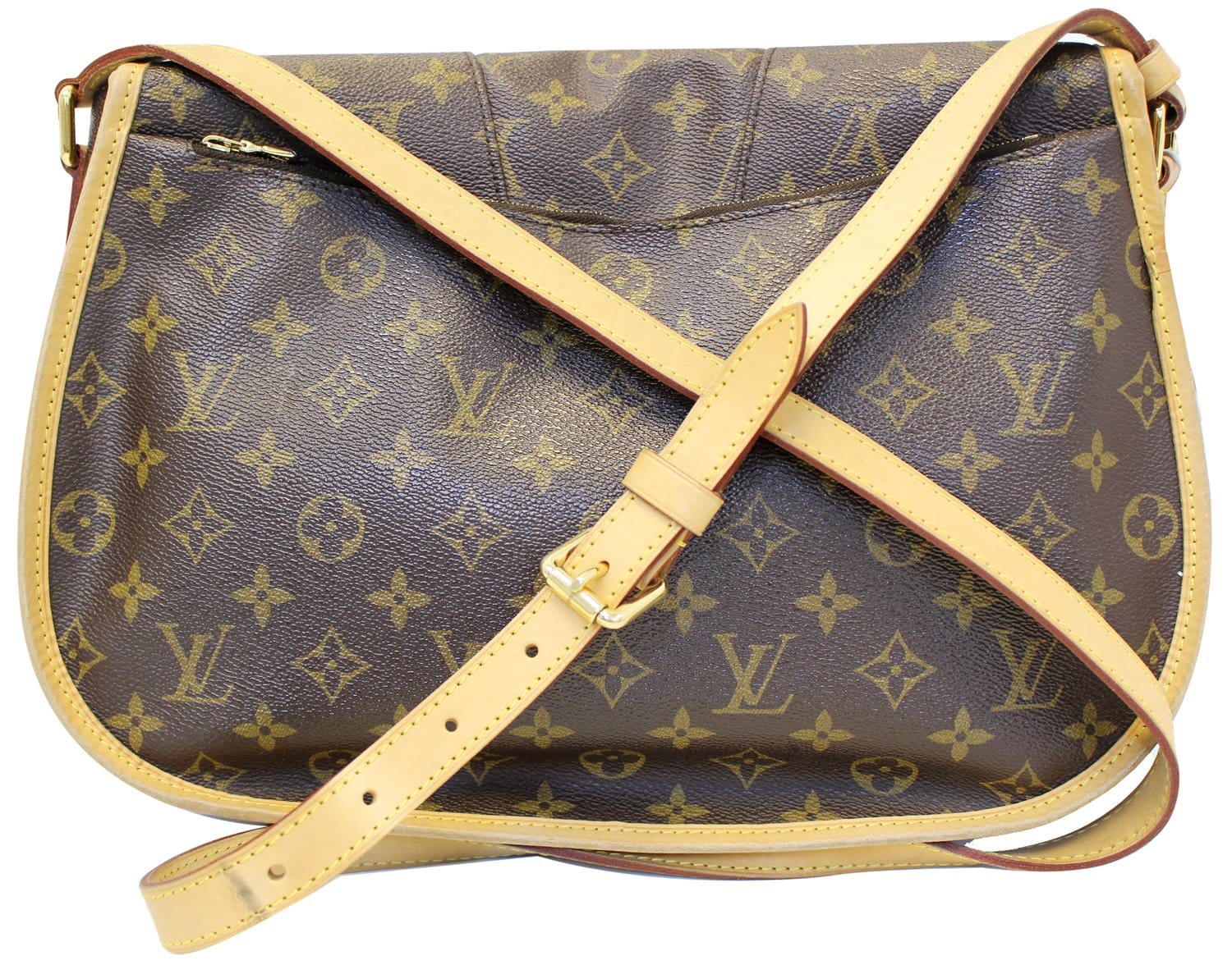 LOUIS VUITTON Monogram Canvas Menilmontant MM Crossbody Bag