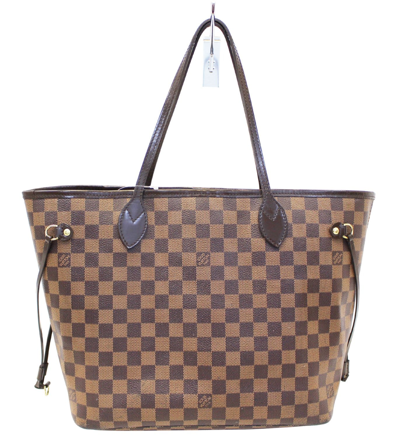 LOUIS VUITTON Damier Ebene Neverfull MM Brown Tote Bag | Dallas Designer Handbags