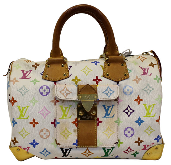 Louis Vuitton Monogram Multicolore Speedy 30 Satchel (SHF-20539) – LuxeDH