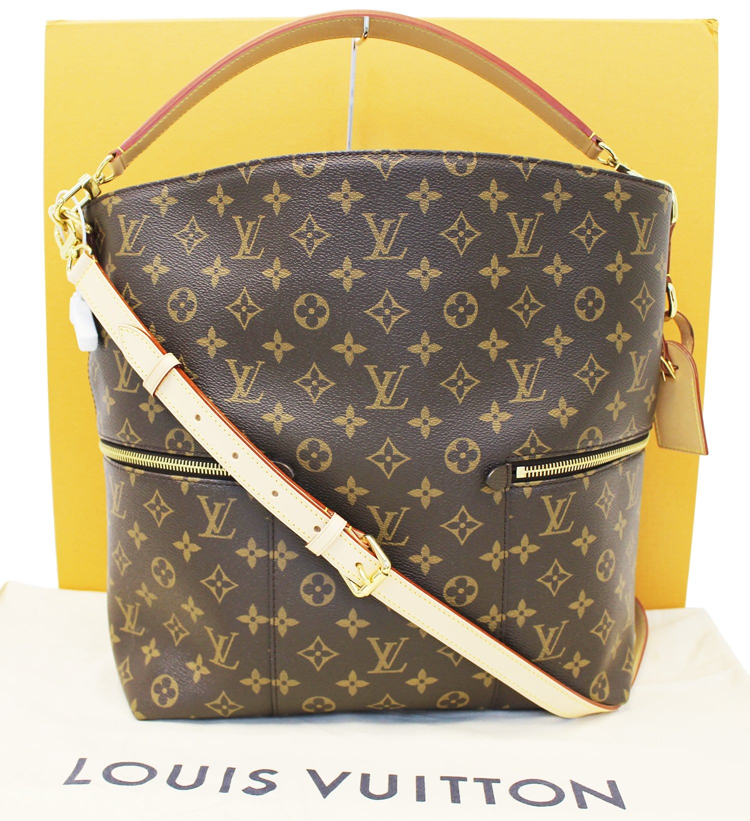 Authentic LOUIS VUITTON Monogram Melie Hobo Shoulder Bag E3561