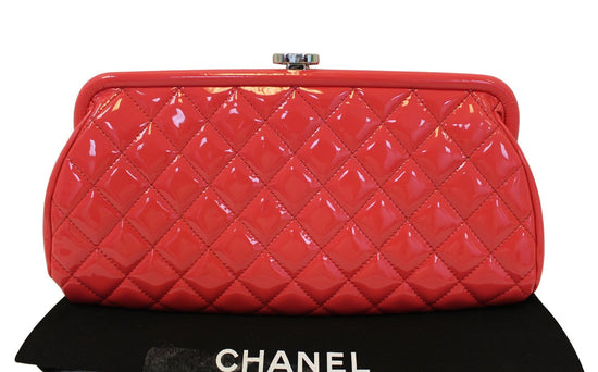 CHANEL Pink Quilted Leather Timeless Clutch Bag - Final Call