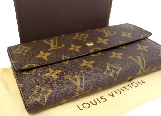 Louis Vuitton Monogram Long Sarah Wallet Porte Tresor International 861588