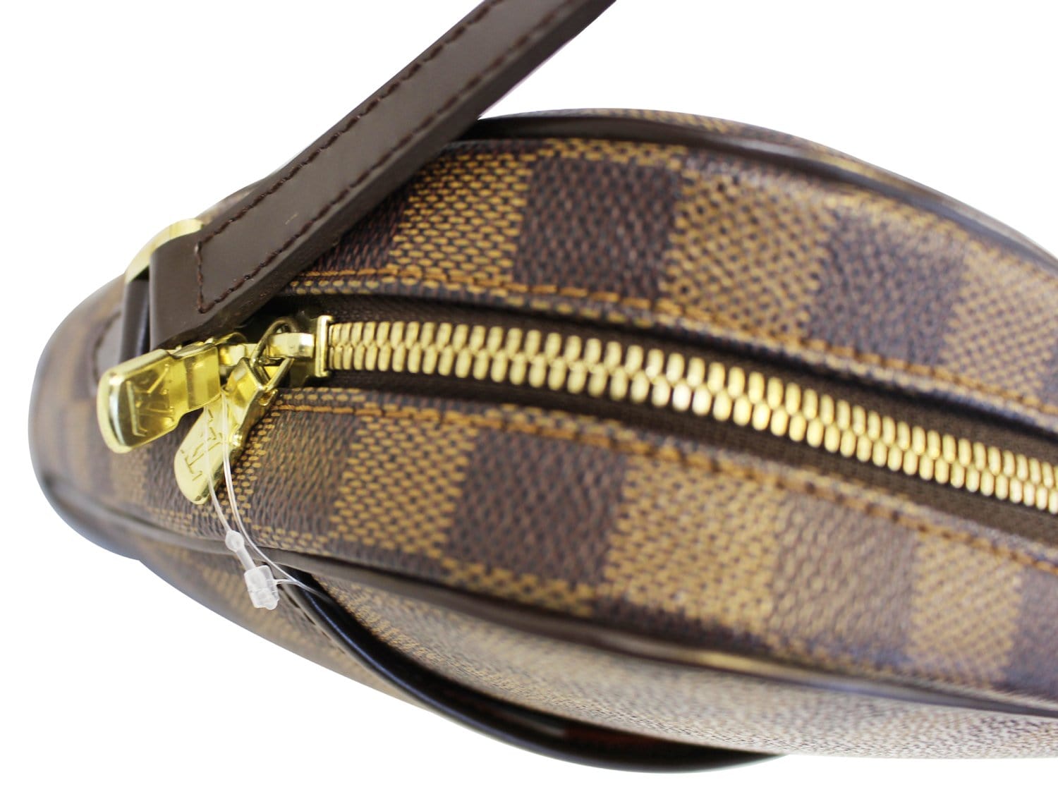 LOUIS VUITTON Damier Ebene Ipanema PM Brown Crossbody Bag