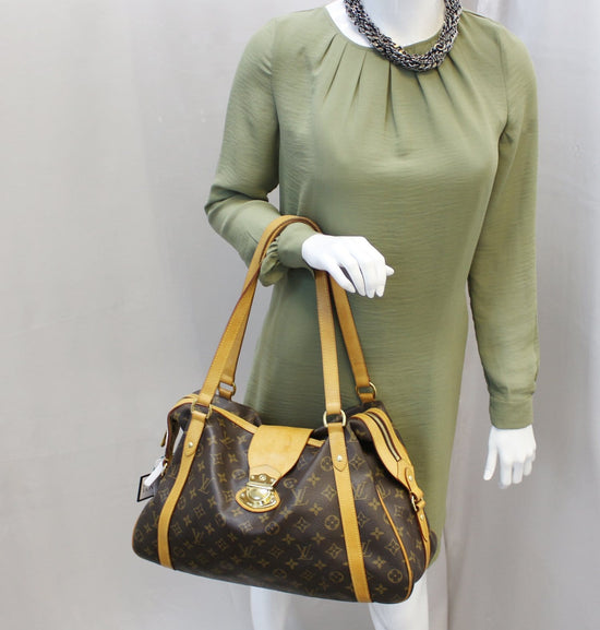 Louis Vuitton Monogram Stresa GM Bowler Shoulder Bag 71lz66s