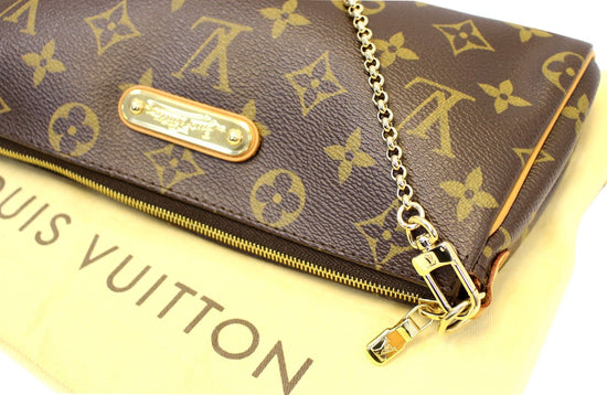 LOUIS VUITTON Monogram Eva Clutch 15004