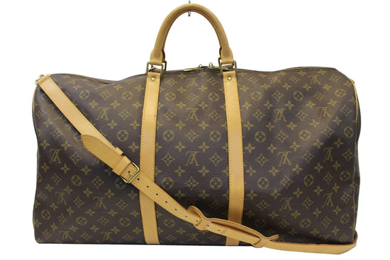 Louis Vuitton Monogram Canvas Keepall Bandouliere 60 QJB0KX4J0B107