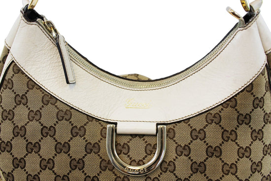 Sold at Auction: GUCCI BEIGE LARGE D RING HOBO SHOULDER BAG