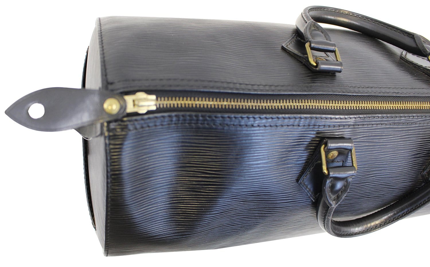 LOUIS VUITTON Speedy Pre Owned Epi Leather 40 Black Satchel Bag