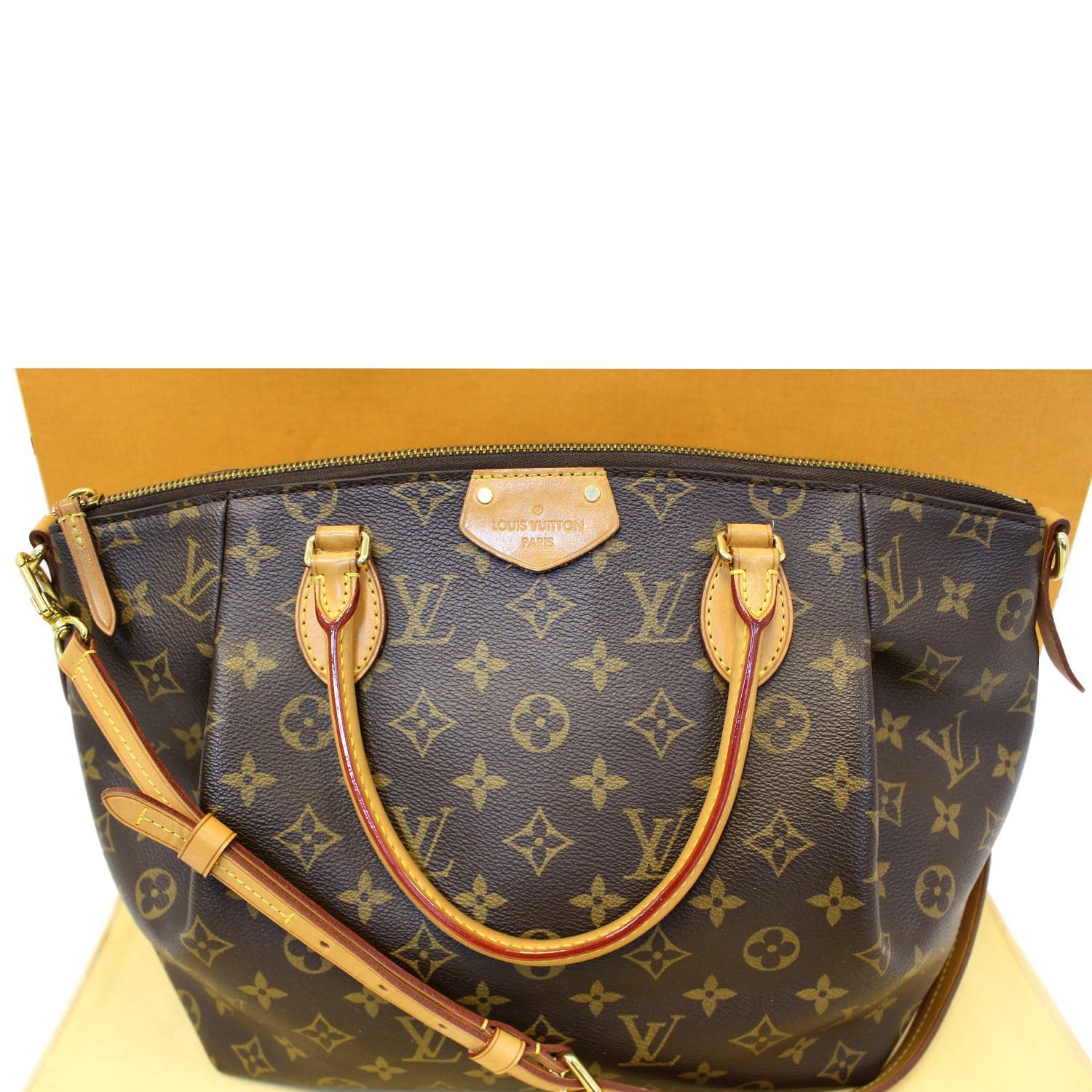 LOUIS VUITTON Monogram Turenne MM 2 Way Shoulder Handbag