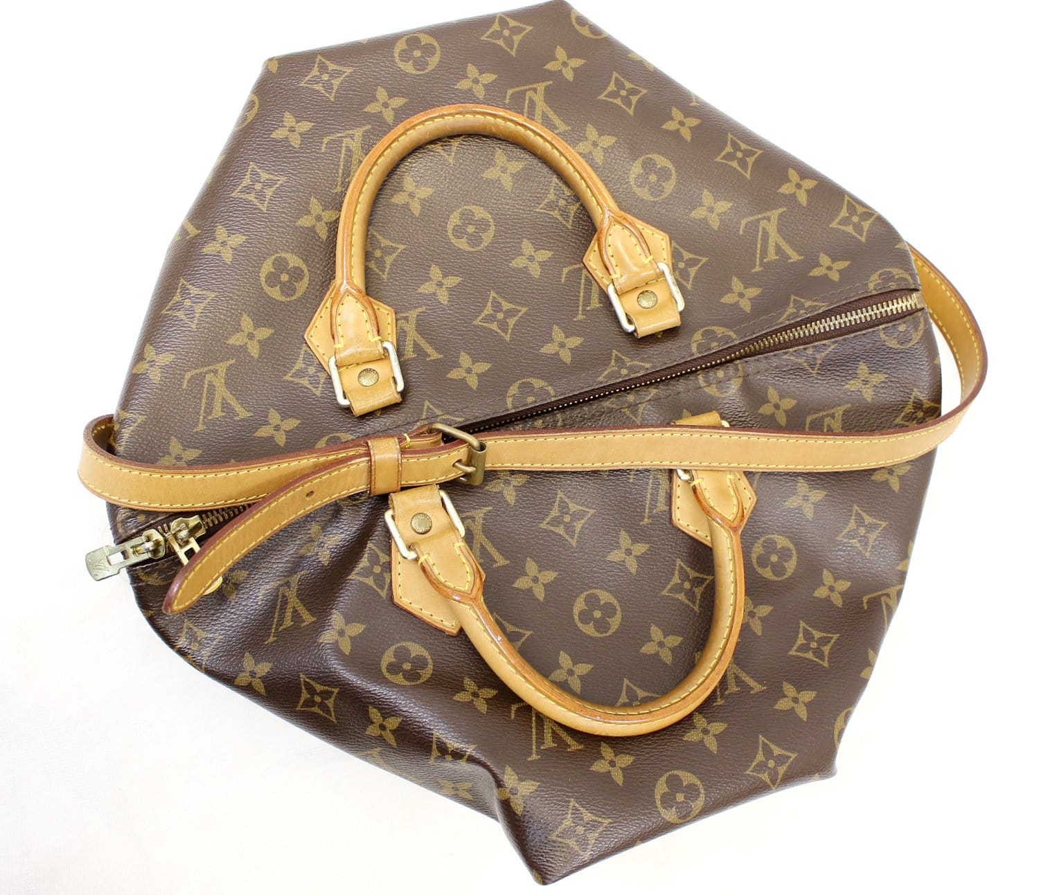 Louis Vuitton Monogram Canvas Speedy 35 Bandouliere Bag