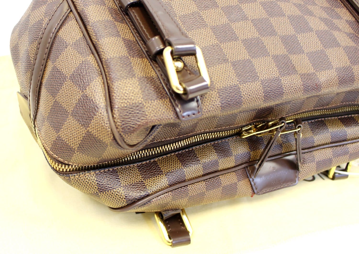 LOUIS VUITTON Damier Ebene Rivington PM Shoulder Bag - Sale ( Damage P