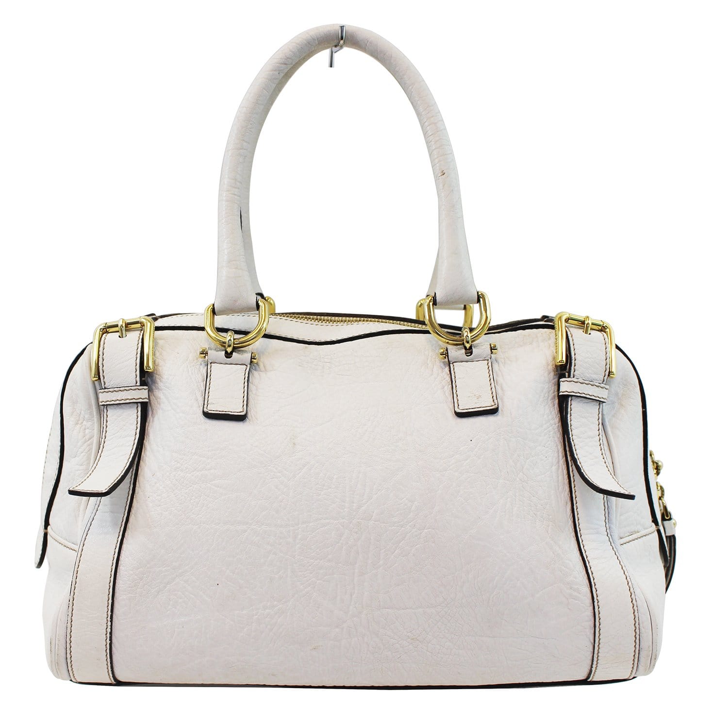 DOLCE & GABBANA Via San Damiano 7 White Shoulder Bag E3563