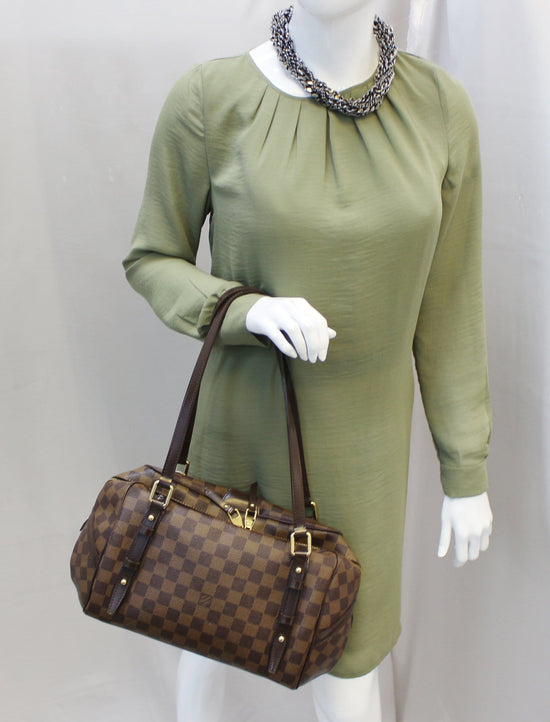 LOUIS VUITTON Damier Ebene Rivington PM Hand Bag N41157 LV Auth 17039 Cloth  ref.288218 - Joli Closet