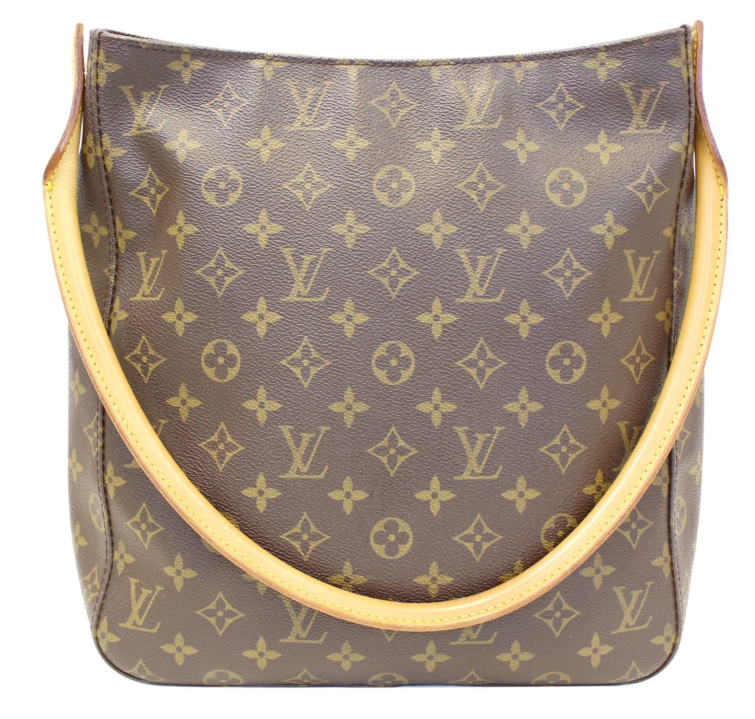 LOUIS VUITTON LOOPING BROWN MONOGRAM CANVAS SHOULDER BAG