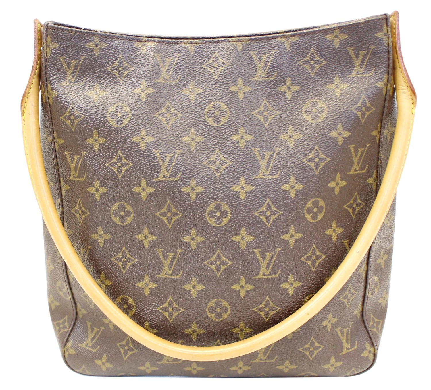 LOUIS VUITTON Monogram Canvas Looping GM Brown Shoulder Bag