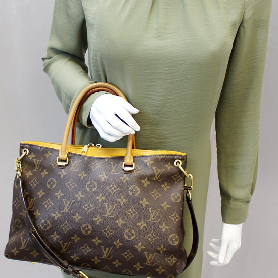 Louis Vuitton Safran Monogram Canvas and Leather Pallas Chain Bag