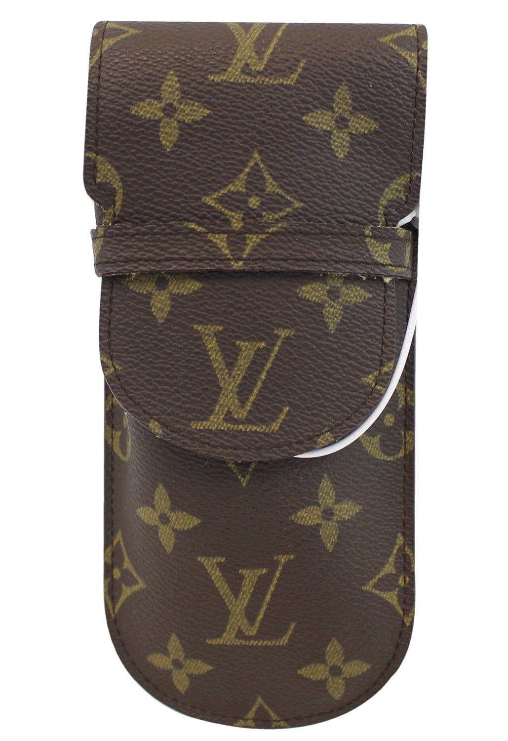 Louis Vuitton Monogram Etui Stylo Pen Case M62990 Used Brown