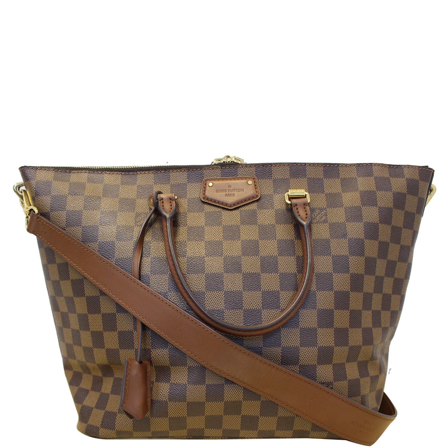 LOUIS VUITTON Damier Ebene Belmont Shoulder Handbag