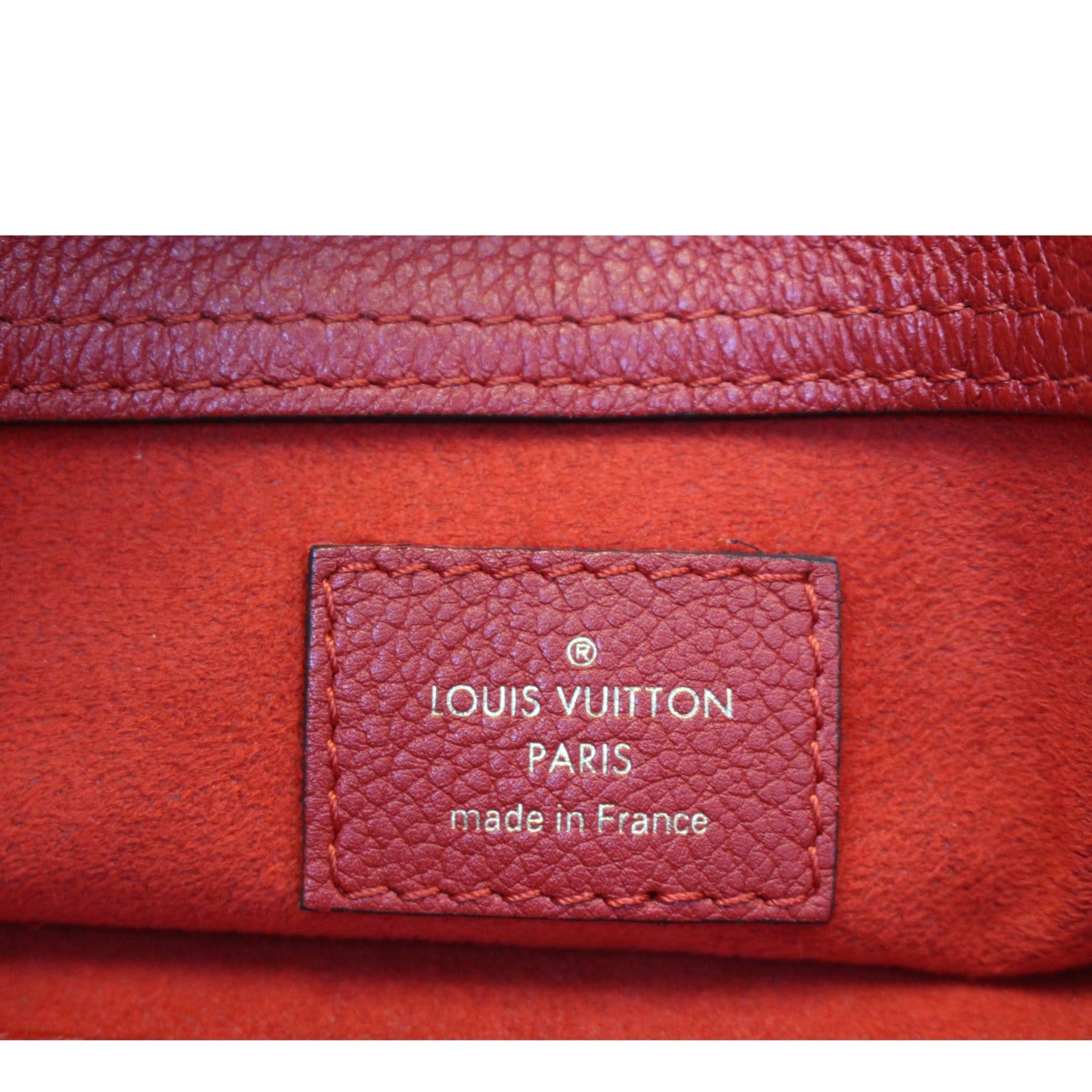 LOUIS VUITTON Pallas Chain Shopper Bag Monogram Canvas Cherry