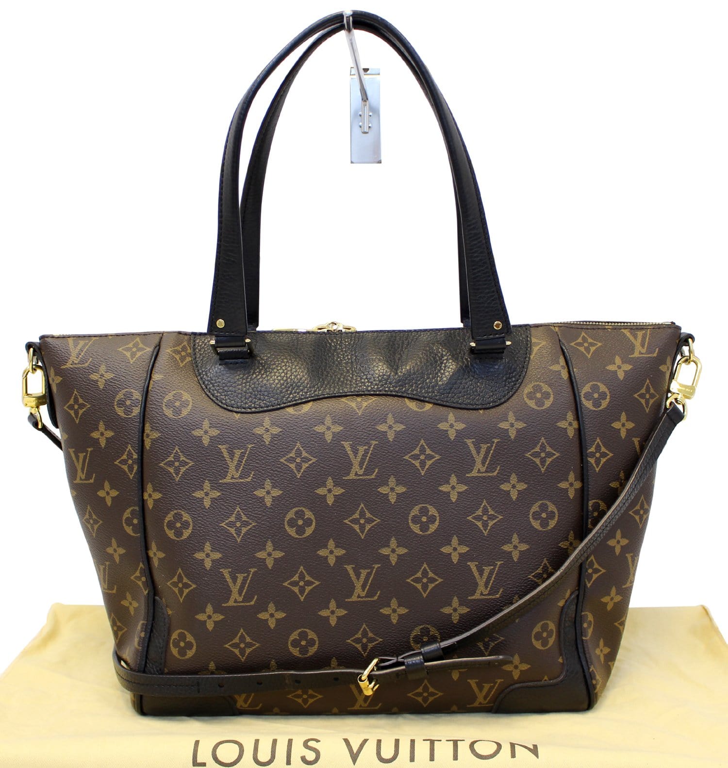 Louis Vuitton Flap Double V Monogram (With Accessories) Noir Black