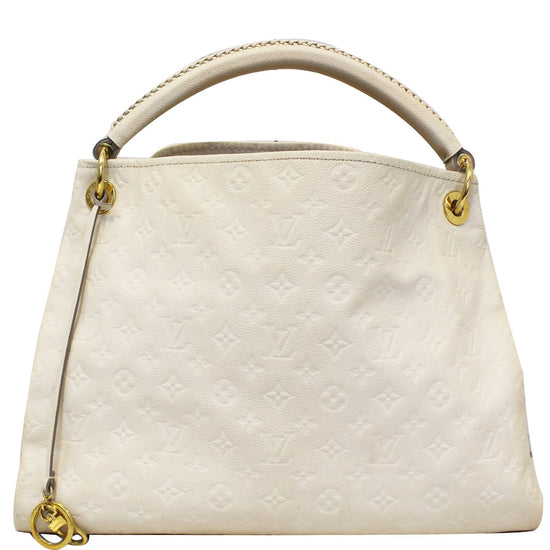 Artsy leather handbag Louis Vuitton Beige in Leather - 32664128