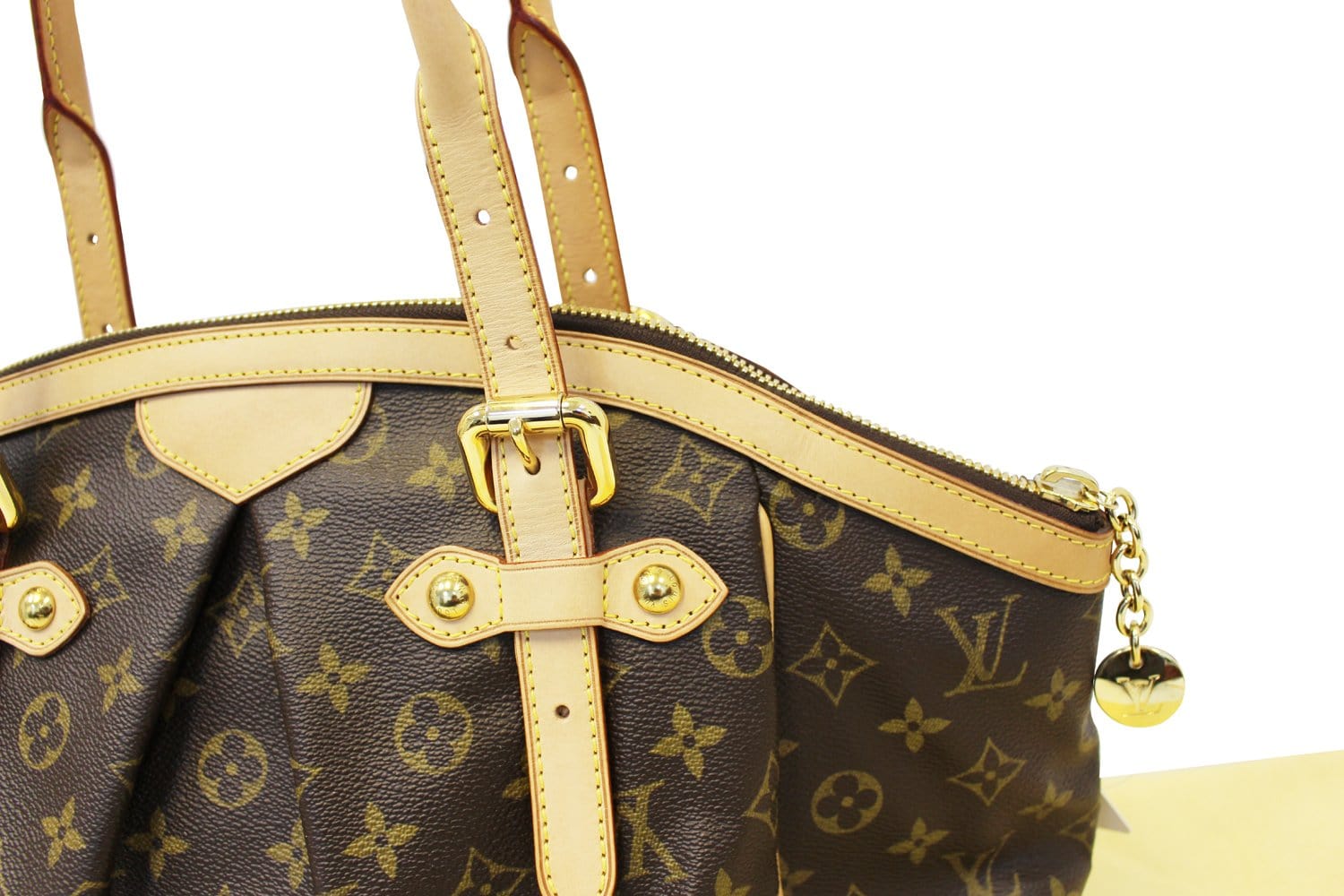 Louis Vuitton Tivoli GM Monogram Canvas Brown Satchel Bag