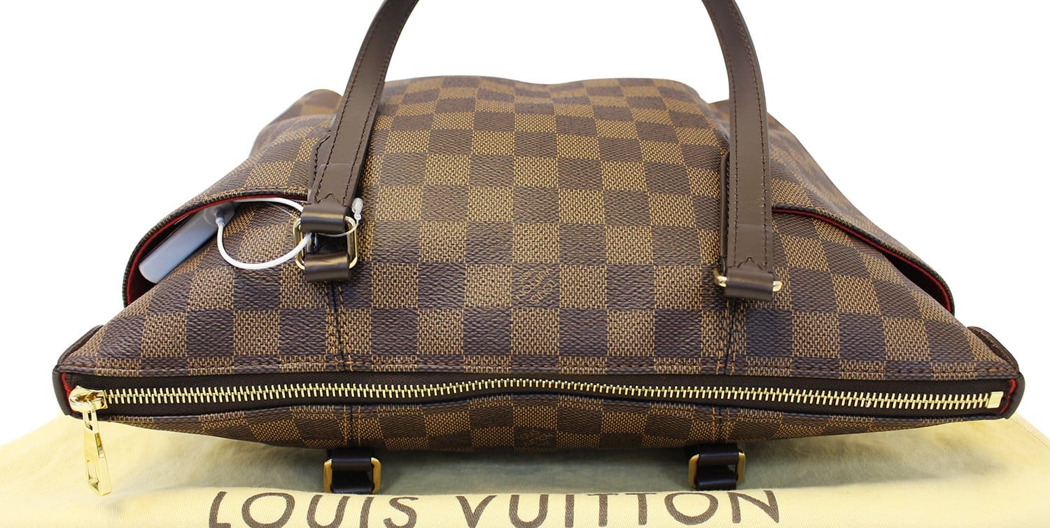 Authentic LOUIS VUITTON Damier Ebene Totally PM Shoulder Bag E3532