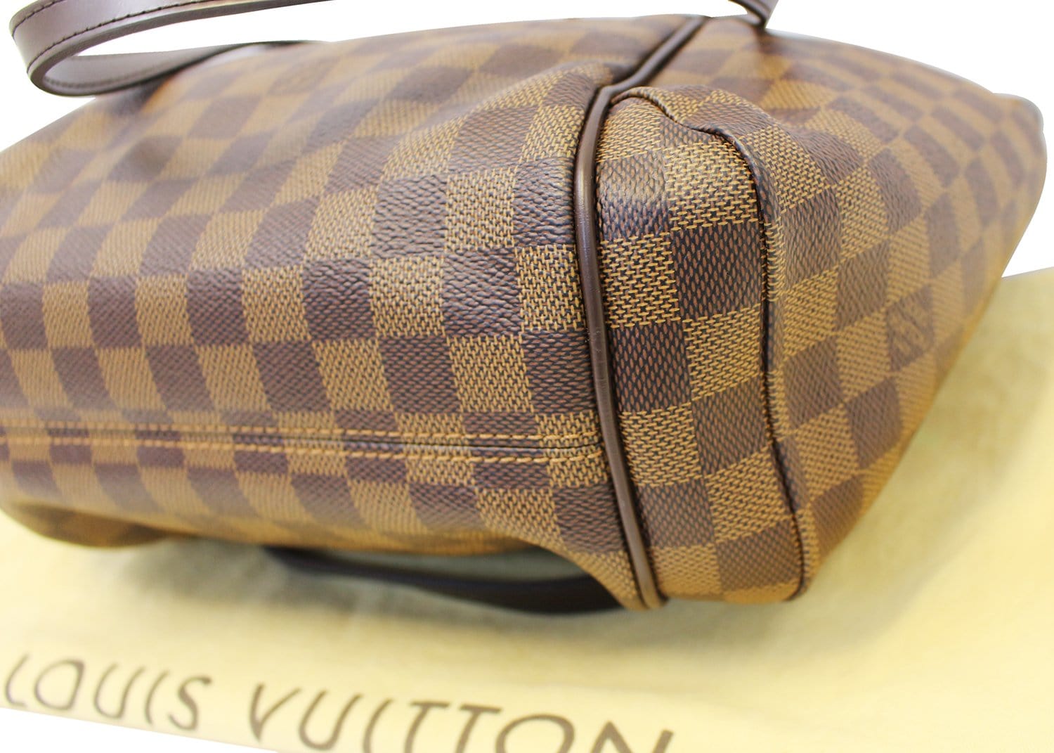 Authentic LOUIS VUITTON Damier Ebene Totally PM Shoulder Bag E3532