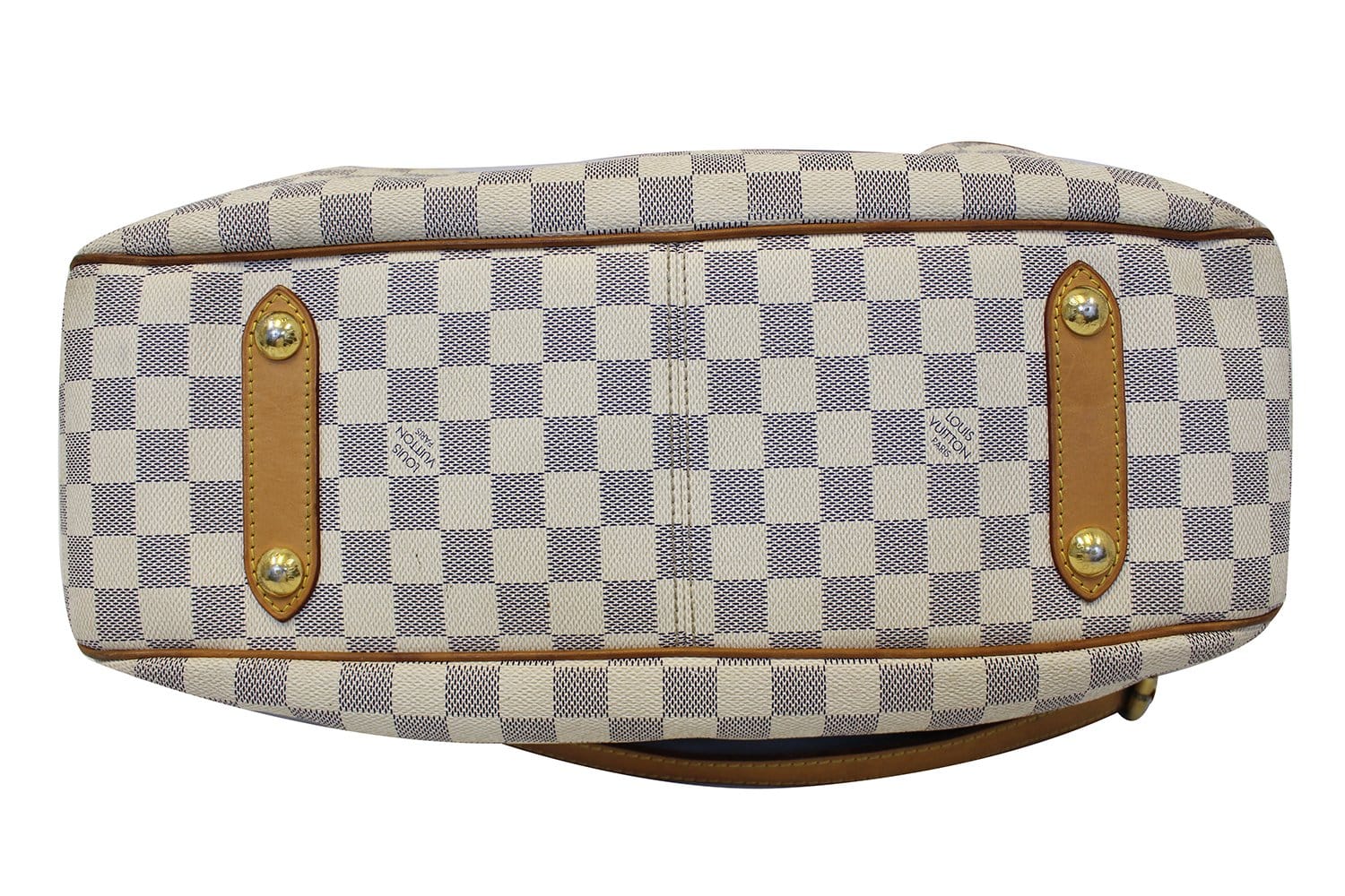 LOUIS VUITTON Damier Azur Siracusa GM Shoulder Handbag