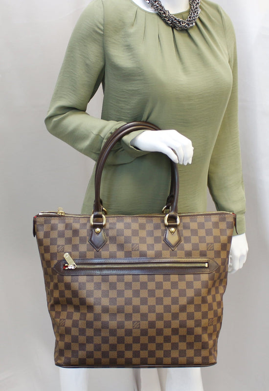 LOUIS VUITTON Damier Ebene Saleya GM 1251279