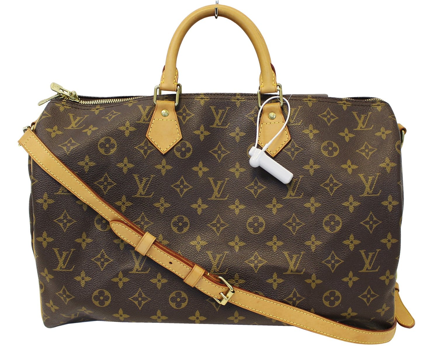 LOUIS VUITTON Monogram Speedy 40 Bandouliere Boston Bag