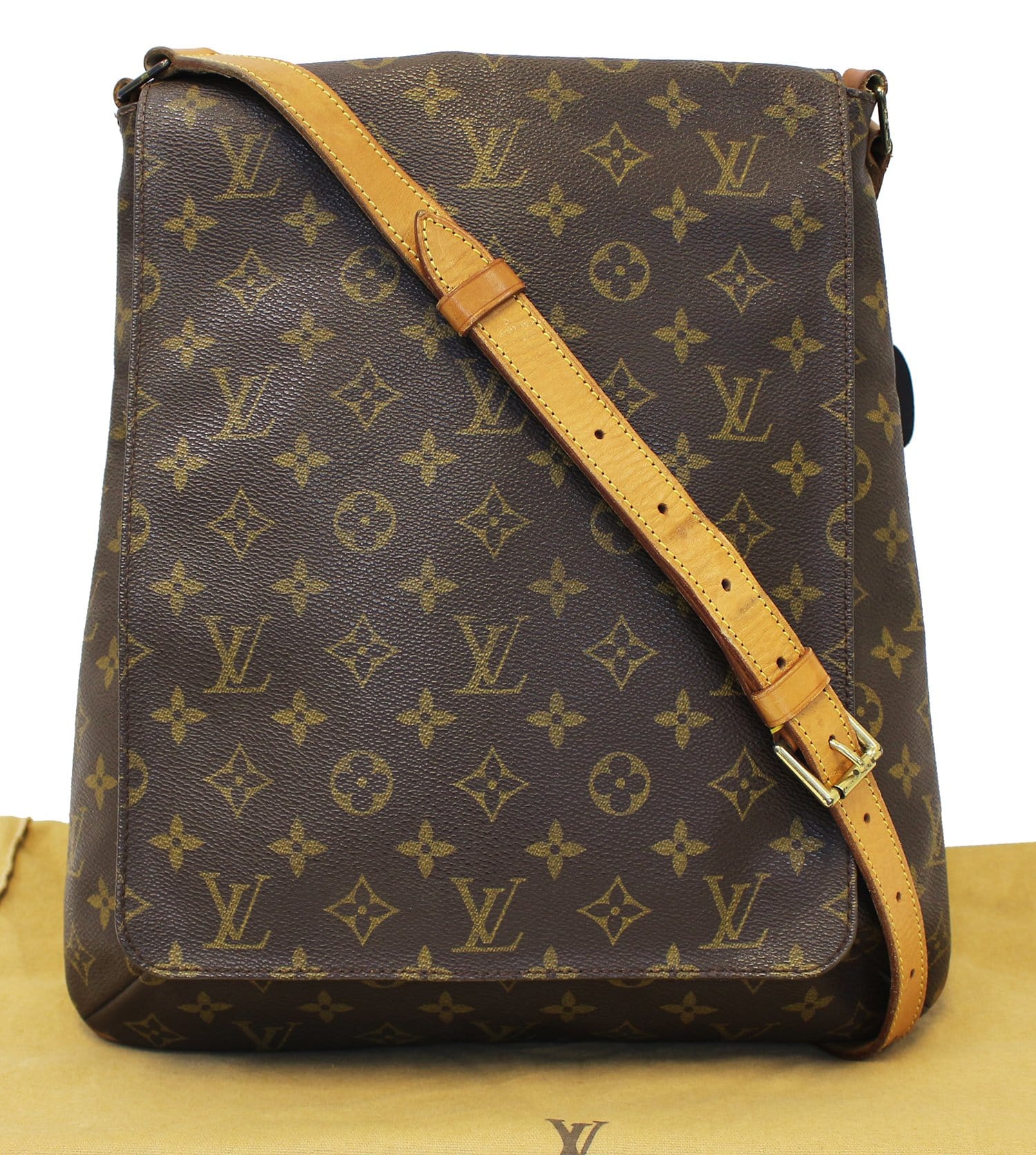 LOUIS VUITTON Musette Salsa GM Monogram Crossbody Shoulder Bag