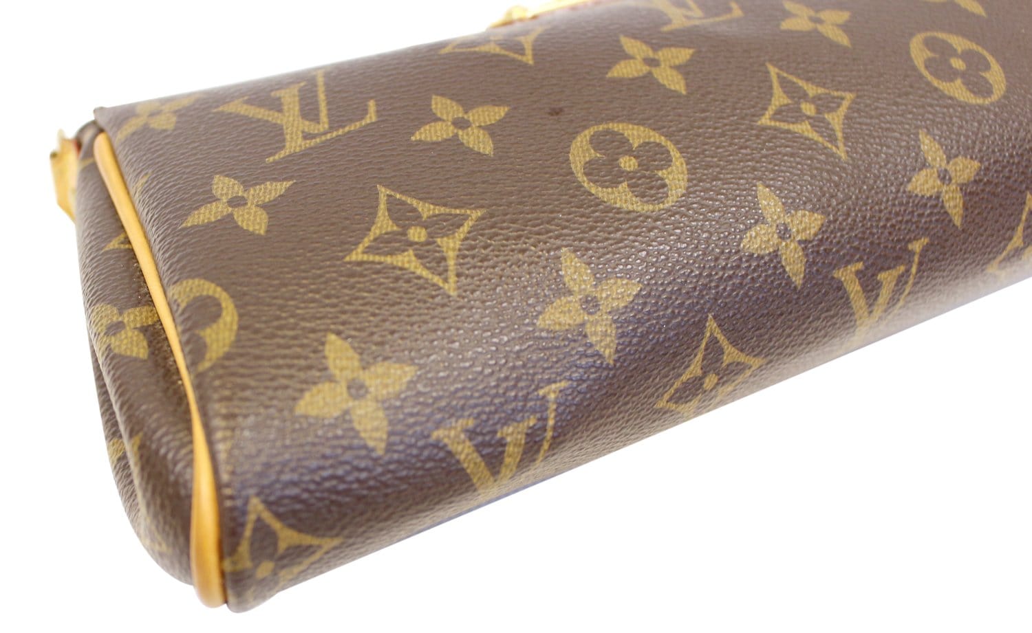 LOUIS VUITTON Monogram Canvas Pochette Eva Clutch Crossbody Bag