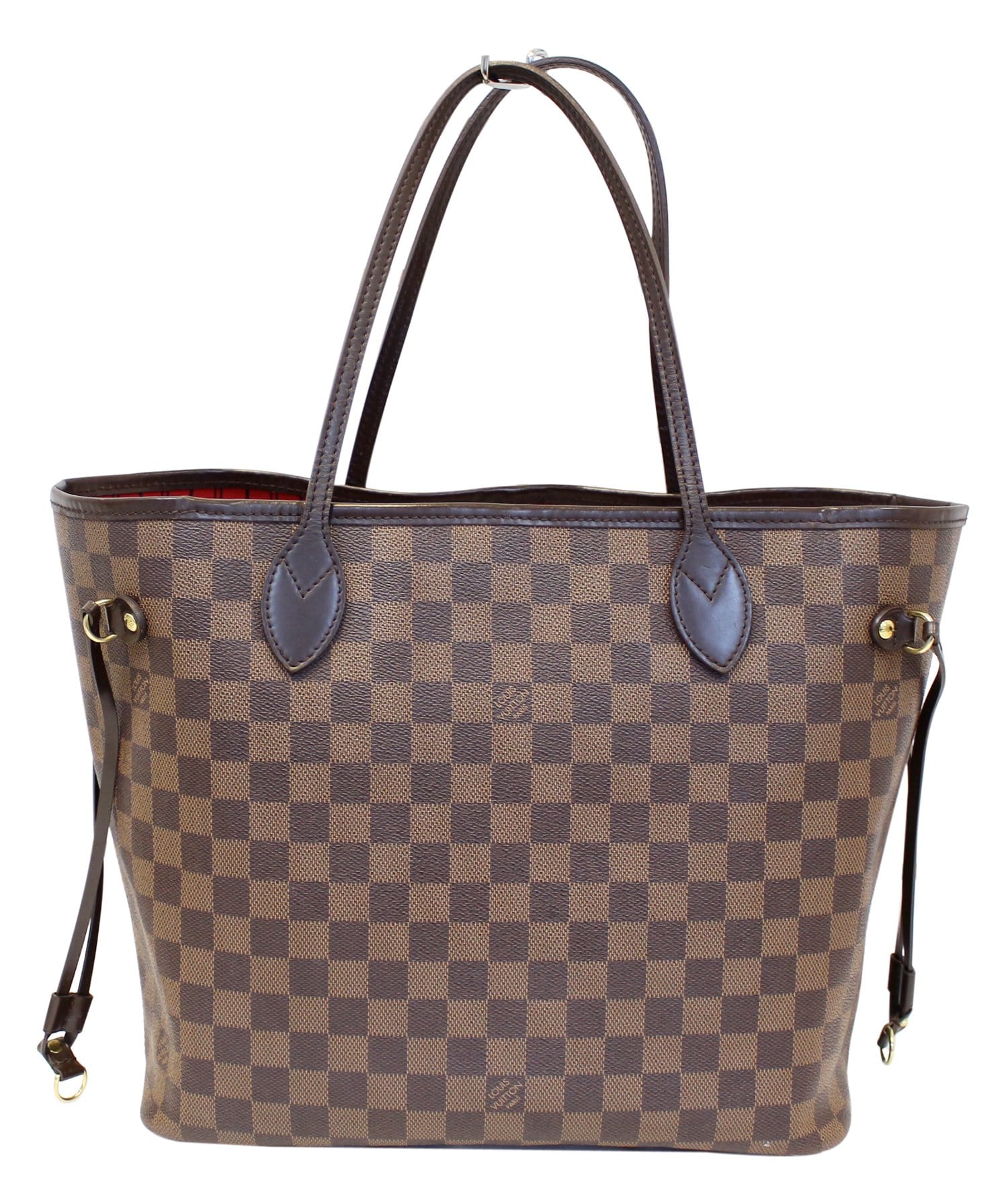 LOUIS VUITTON Damier Ebene Neverfull MM Tote Shoulder Bag