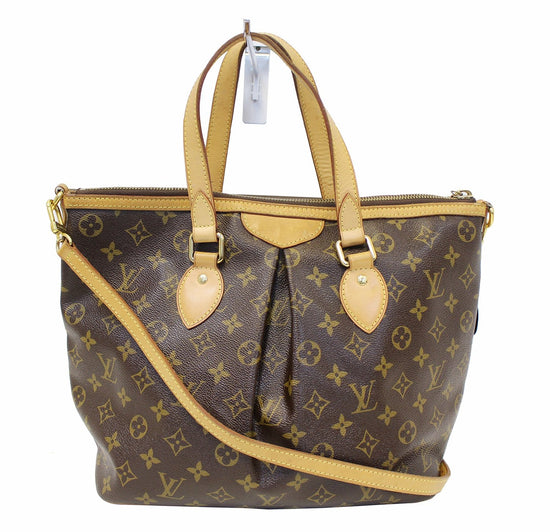 Louis Vuitton Bag Monogram Palermo PM Shoulder Tote Bag M40145 Authentic