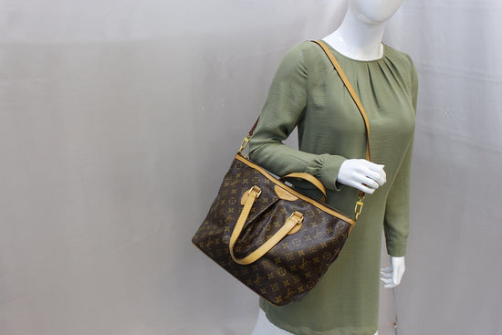 LOUIS VUITTON Monogram Canvas Palermo PM Brown Shoulder Bag