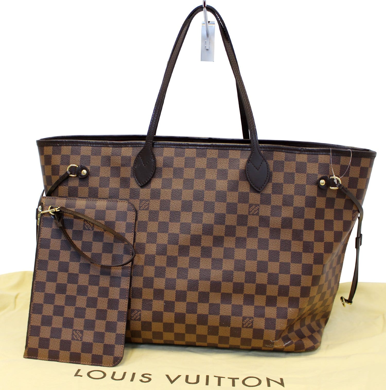 Louis Vuitton Neverfull Gm Brown Monogram Canvas Tote - MyDesignerly