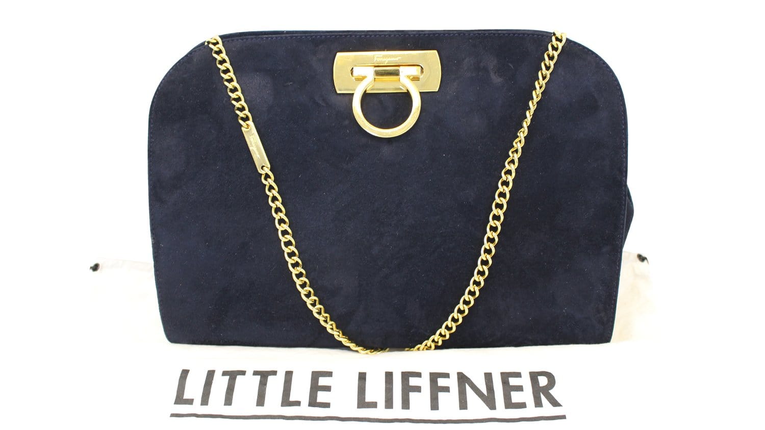 Salvatore Ferragamo Gancini Leather Shoulder Bag (SHG-27185) – LuxeDH