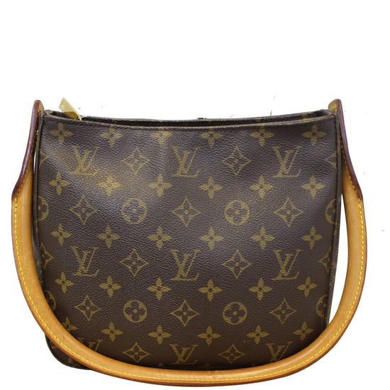 LOUIS VUITTON Looping MM Monogram Canvas Shoulder Bag Brown-US