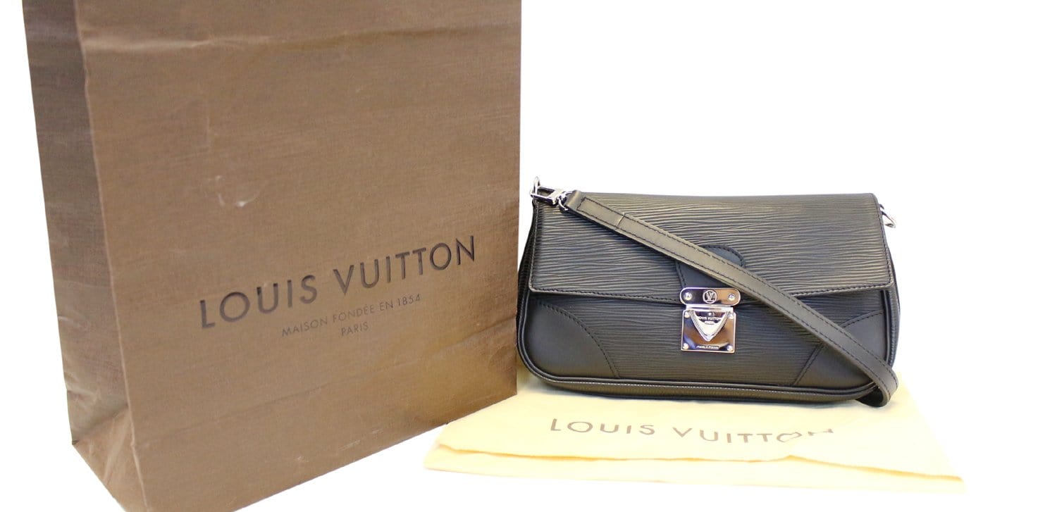 Louis Vuitton Black Epi Leather Segur MM Bag Louis Vuitton