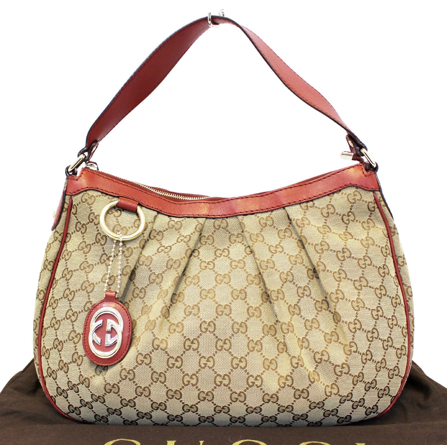 GUCCI GG Canvas Sukey Hobo Bag 232955