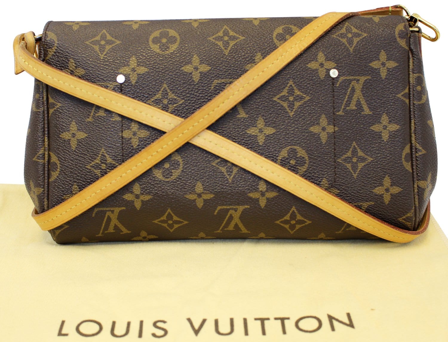 LOUIS VUITTON Monogram Canvas Favorite MM Shoulder Crossbody Bag