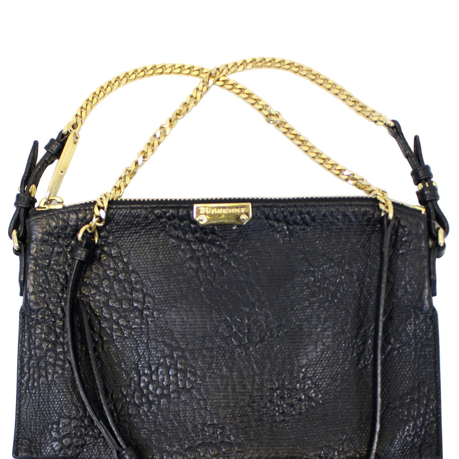 Black Embossed Crossbody