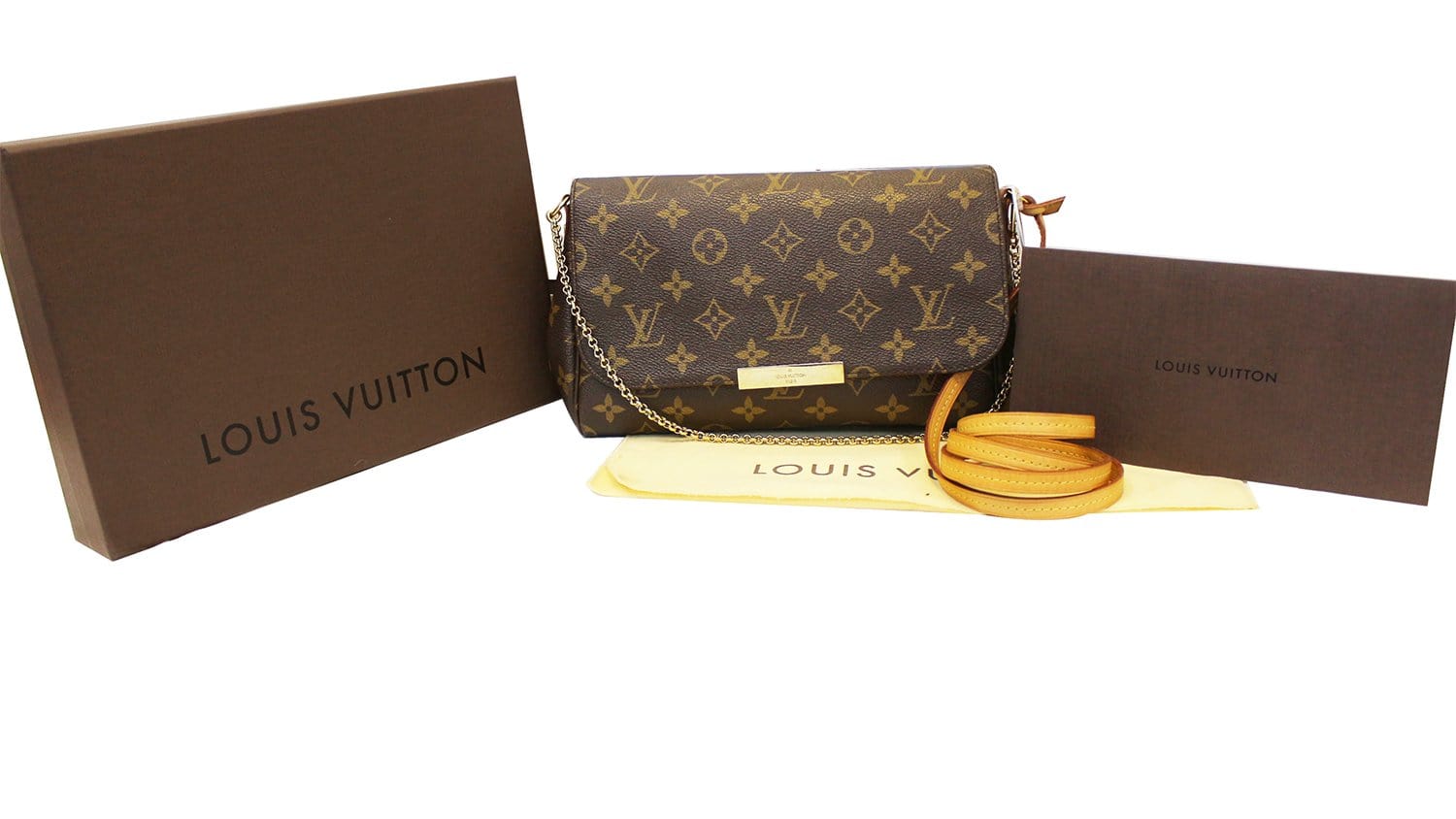 LOUIS VUITTON Monogram Canvas Favorite MM Crossbody Bag TT2221