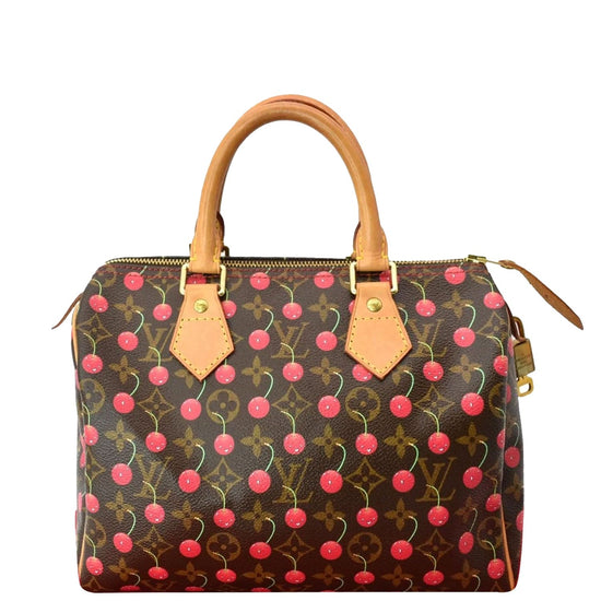 Louis Vuitton Speedy 25 Cherry Monogram Bag - Farfetch