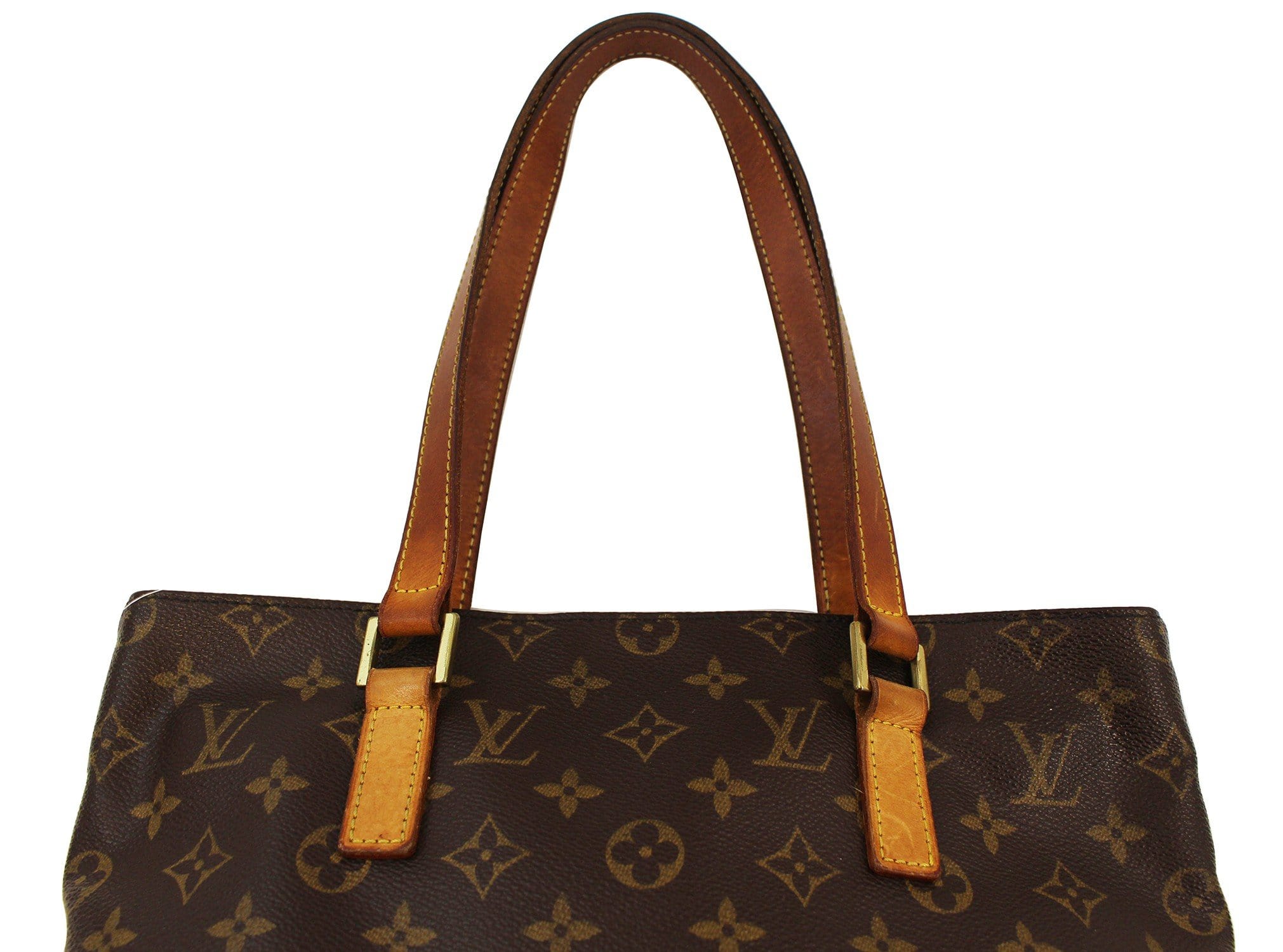 Authentic LOUIS VUITTON Monogram Canvas Cabas Piano Tote E3687