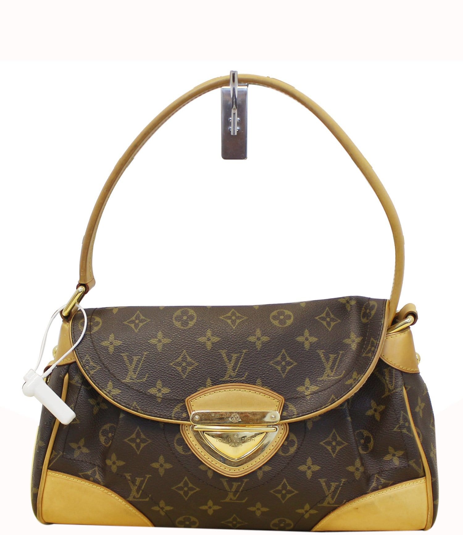 Louis Vuitton Beverly GM Brown Monogram Canvas and Calfskin Shoulder Bag  For Sale at 1stDibs