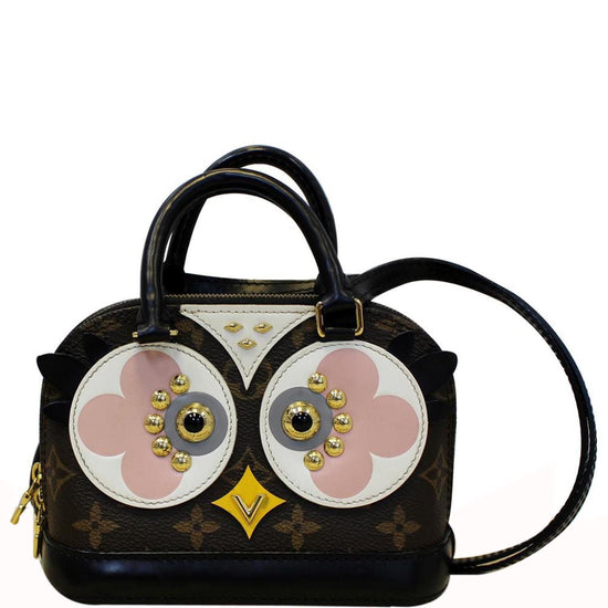 LOUIS VUITTON Nano Alma Owl Crossbody Shoulder Bag TT2861 